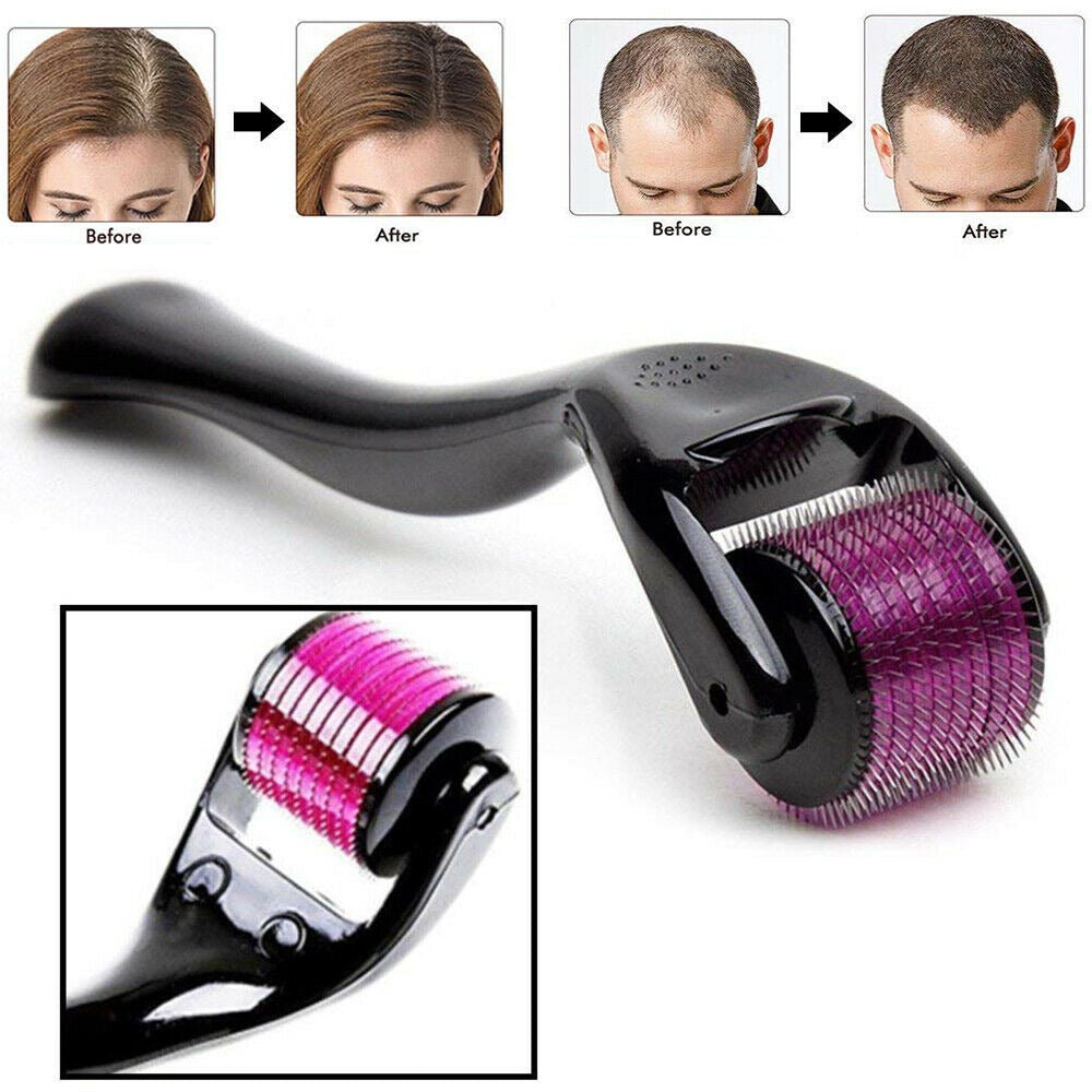 Derma Roller 0.5mm – 540 Micro Needles for Hair Growth & Skin Therapy Men/Women