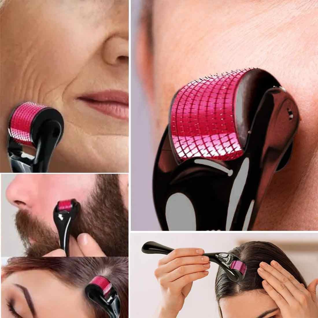 Derma Roller 0.5mm – 540 Micro Needles for Hair Growth & Skin Therapy Men/Women